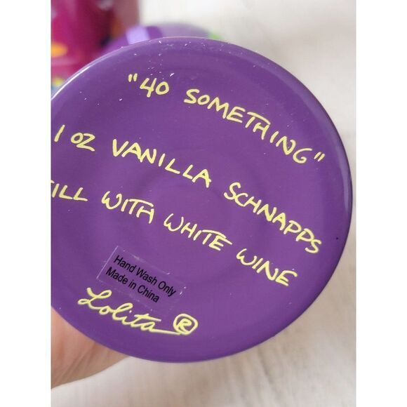 Lolita 40 something wine glass birthday drinkware decor - Picture 8 of 9